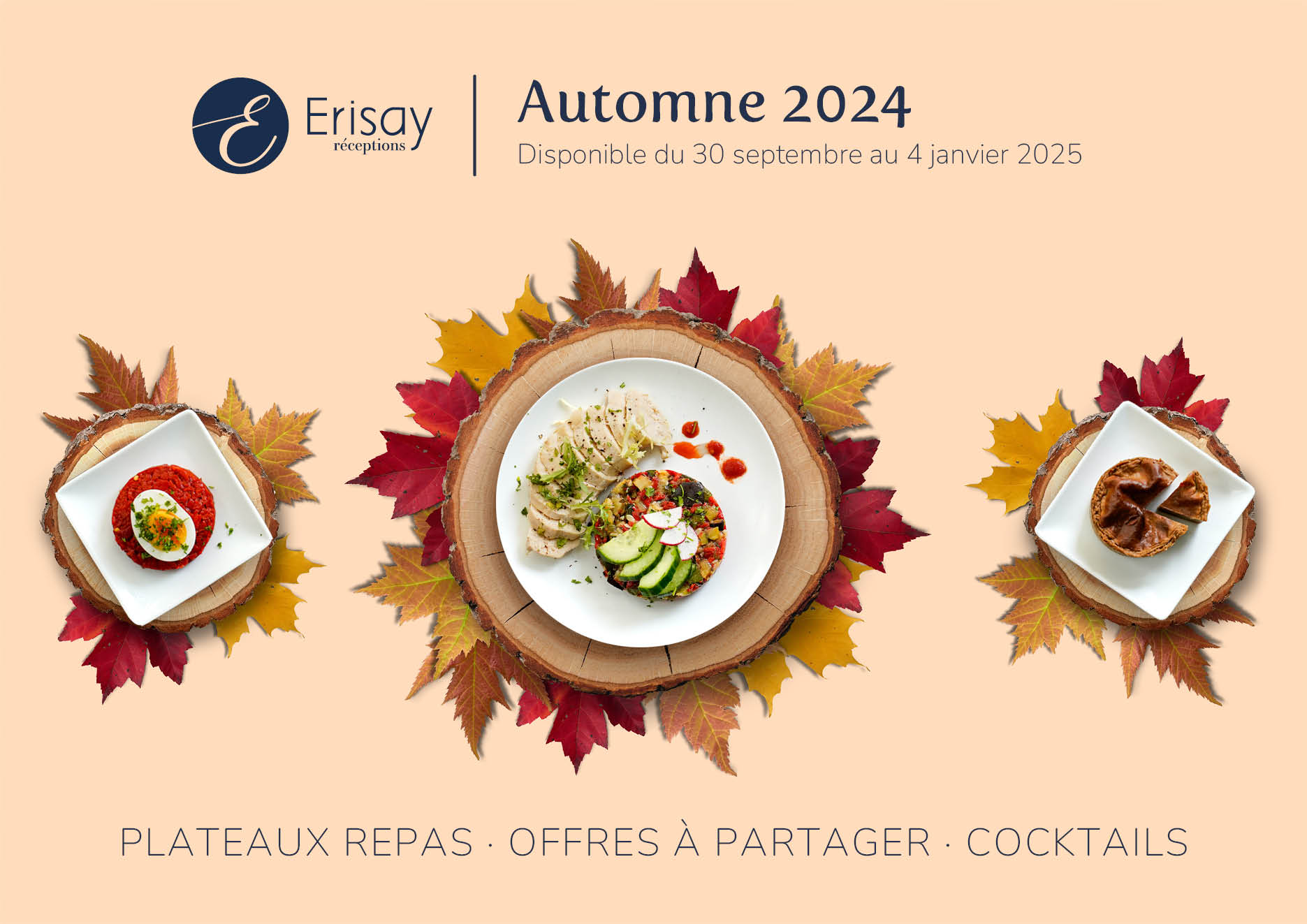 Plateaux Repas traiteur ERISAY